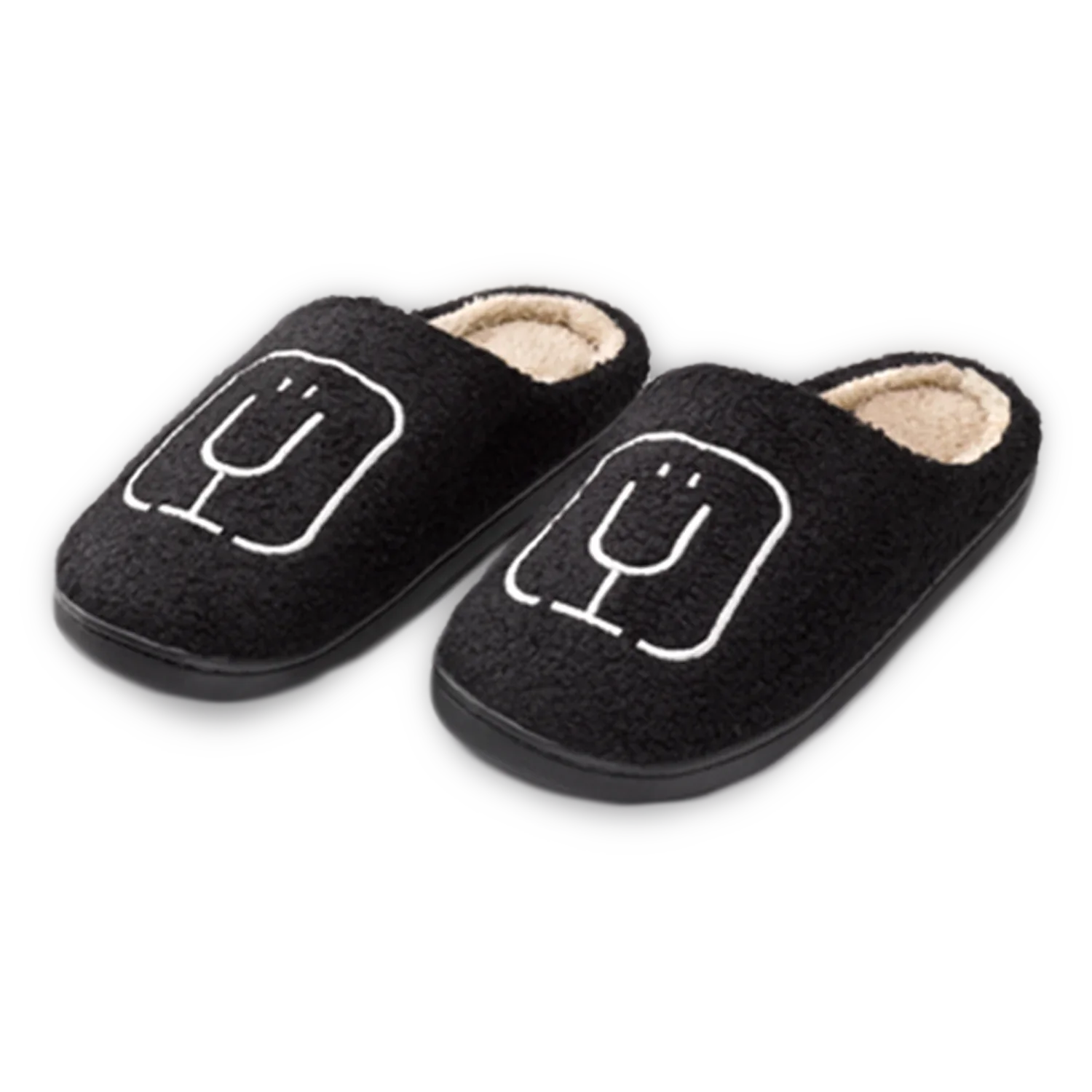 brumate-fuzzy-slippers-black-f5 apparel-slippers.webp